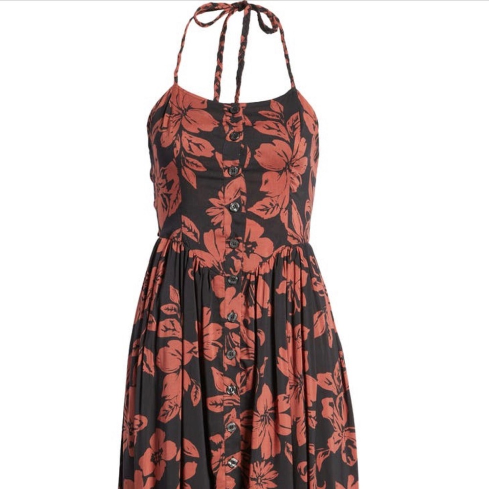 Free people floral sun dress NWT